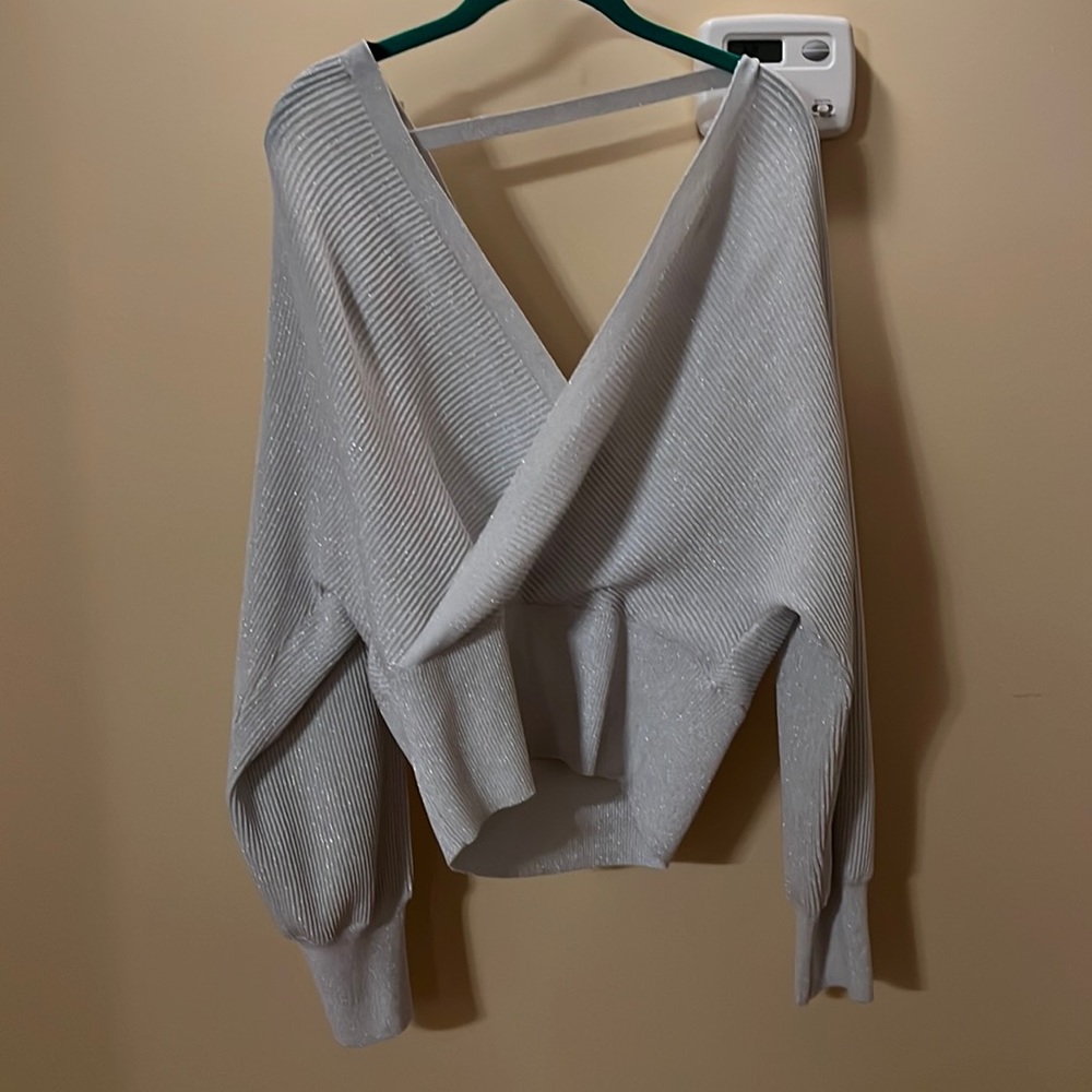 Fancy Silver Blouse